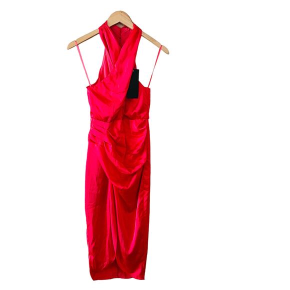 Do & Be Born To Shine Sleeveless Tulip Hem Midi Dress Size S Small NWT Pink - Picture 8 of 11